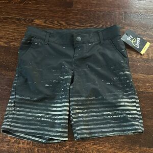 art class Black with Gray Gradient Stripe Boys Swim Shorts NWT